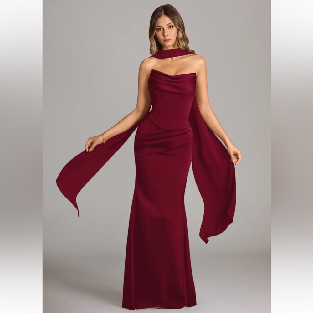 Azazie Sorrel Dress, wedding guest dress, bridesmaid dress, burgundy dress